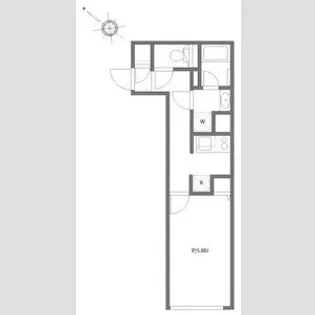 ルーデンス常盤台Ⅲ【3階】の間取り