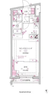 ベルシードステアー西早稲田【402号室】の間取り