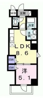 プラムツリー神楽坂【3階】の間取り