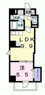 プラムツリー神楽坂【4階】の間取り