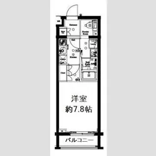 AXAS中野中央【3階】の間取り