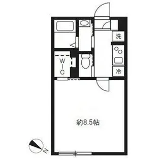 エルファーロ世田谷三宿【3階】の間取り