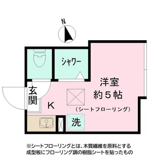 ルミノソ赤塚【1階】の間取り