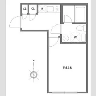 ルーデンス本蓮沼Ⅱ【2階】の間取り