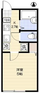 コーポK【1階】の間取り