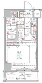 クレヴィスタ中野新橋Ⅱ【8階】の間取り