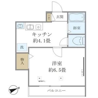 ヴィルクレールII【2階】の間取り