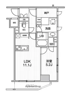 シーズンフラッツ新高円寺【5階】の間取り