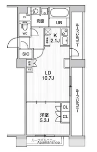 シーズンフラッツ新高円寺【7階】の間取り