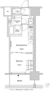 ザ・パークハビオ目白タワー【3階】の間取り