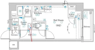ラフィスタ練馬高野台【1階】の間取り