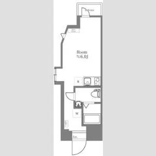 ライオンズマンション市谷薬王寺【4階】の間取り