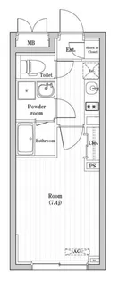 コンポジット渋谷本町【2階】の間取り