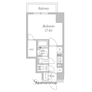 GRAN PASEO巣鴨Ⅱ【4階】の間取り