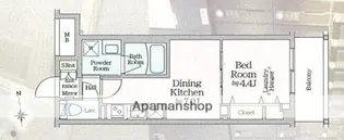 アイルグランデ中野ノースドゥーエ【1階】の間取り