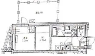 ハーモニーレジデンス新宿河田町【4階】の間取り