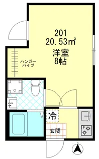 クレール蓮根【2階】の間取り