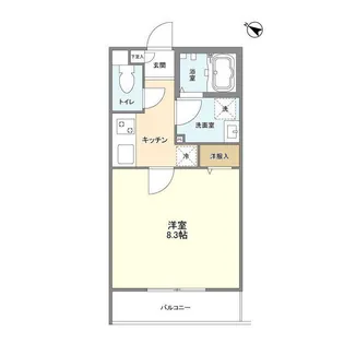 ドゥーエ初台【2階】の間取り