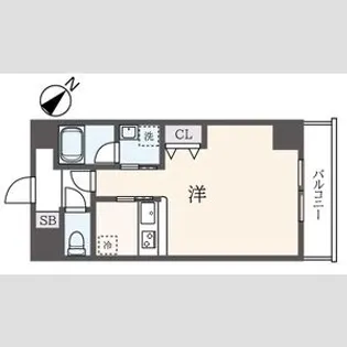 フェルテ高波【7階】の間取り