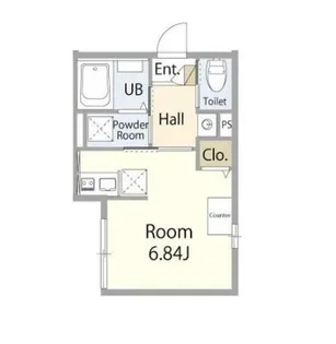 CHARMAINE東中野【1階】の間取り