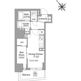 コンフォリア・リヴ東池袋【8階】の間取り