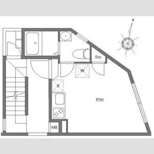 ライクフォール氷川台【1階】の間取り