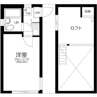 東京都中野区上鷺宮1丁目【アパート】の間取り