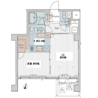 カスタリア三宿【5階】の間取り