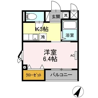 G.M. COURT【2階】の間取り
