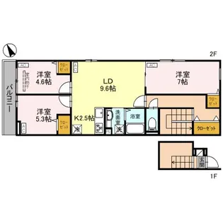 セレスティア松が丘【2階】の間取り