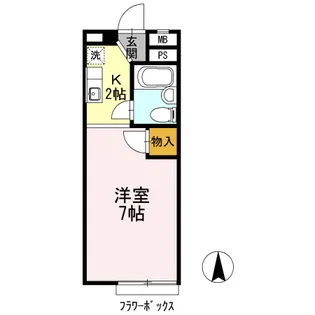 パインヒルズ【2階】の間取り