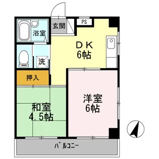 鶴寿館【2階】の間取り