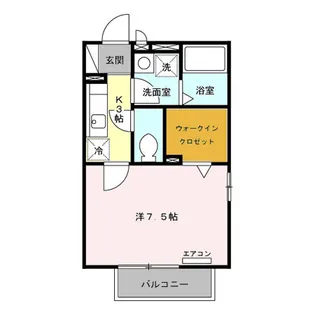 ヴェール・アイ【1階】の間取り