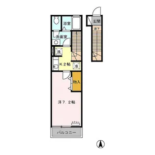 フレア 新中野【2階】の間取り