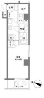 カスタリア大塚Ⅱ【2階】の間取り