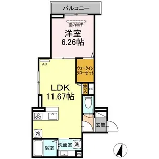 ラリュール豊玉上【2階】の間取り
