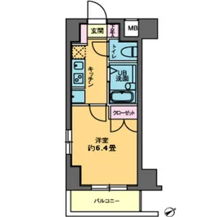 カスタリア要町【6階】の間取り
