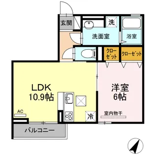 ウェルド【1階】の間取り