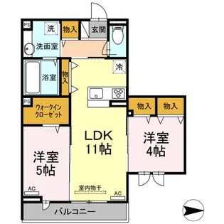ロイジェント井荻C棟 C棟【2階】の間取り