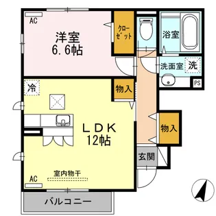 グランアルブル石神井公園【1階】の間取り
