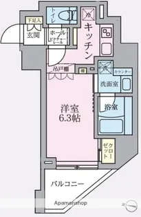 ARKMARK中野【303号室】の間取り