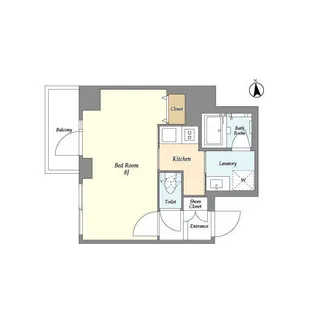 レクシード神楽坂【4階】の間取り