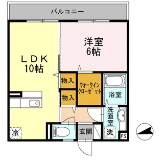 ディアコート高島平【2階】の間取り