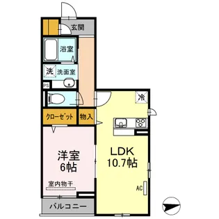 ブランドール高島平【3階】の間取り