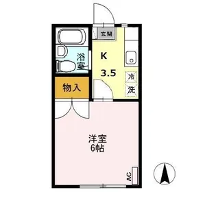 佐々木ハイツ【1階】の間取り