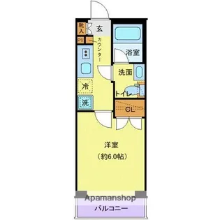 プレール・ドゥーク中野富士見町Ⅱ【3階】の間取り