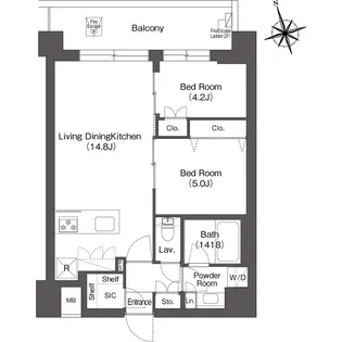 ルーウェ東大泉【3階】の間取り