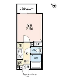 グランクオール西池袋【1階】の間取り
