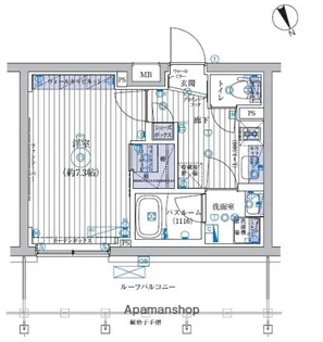 ブライズ高井戸DUE【4階】の間取り
