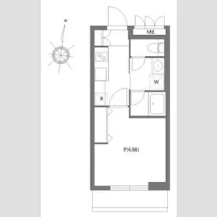 ソラミテラス松原【1階】の間取り